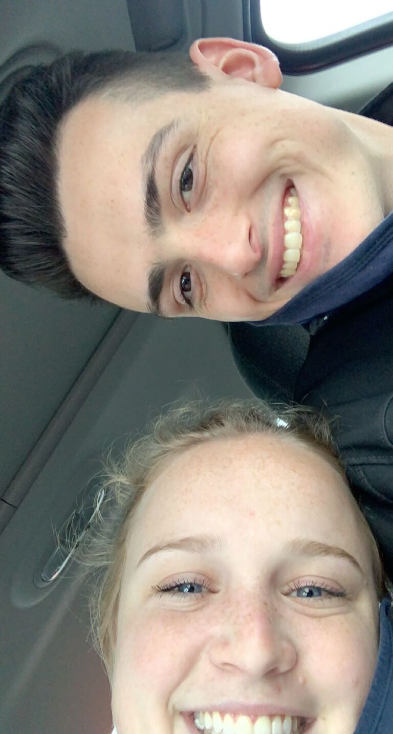 First selfie as a couple