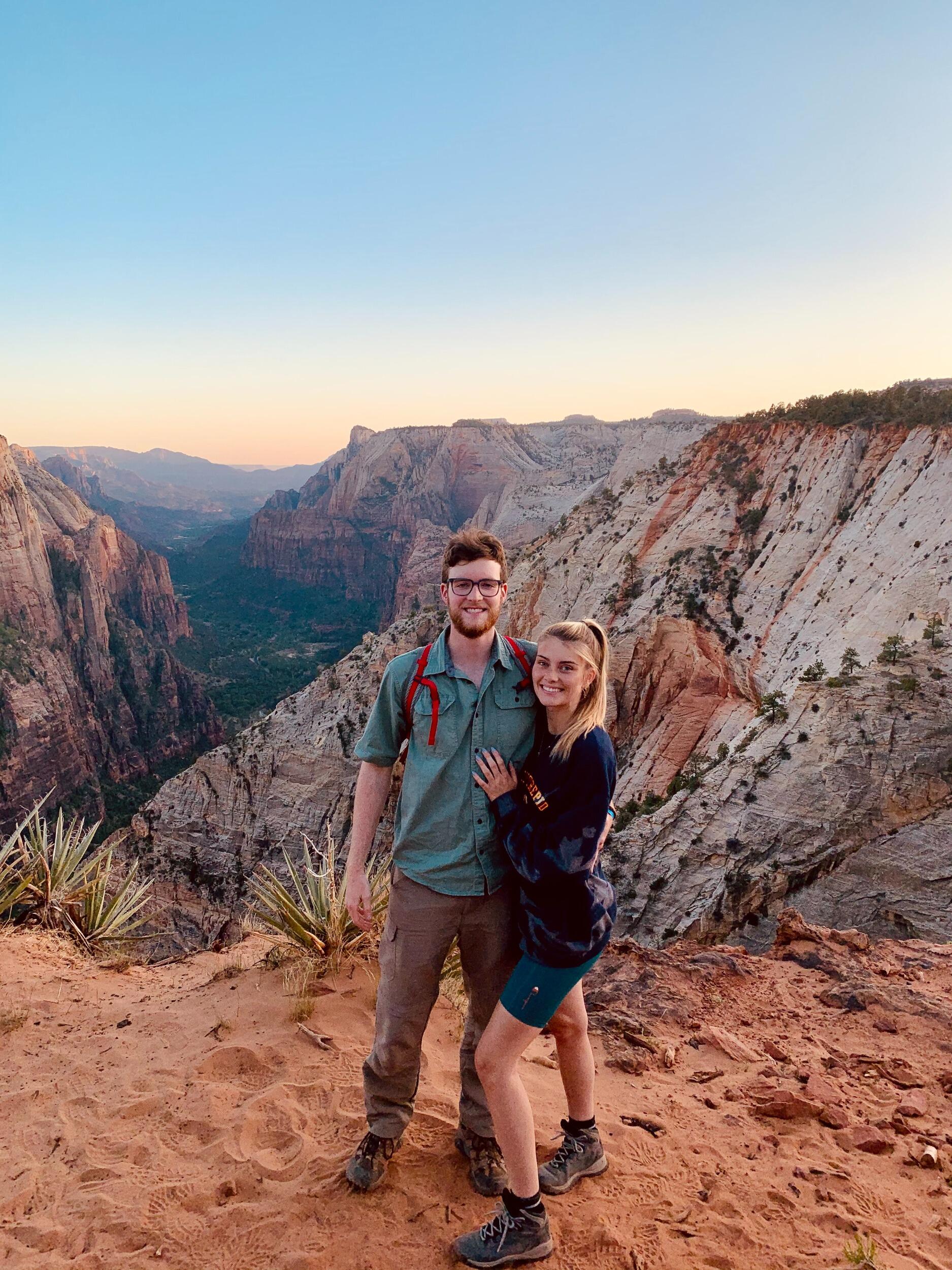 Since getting engaged they have traveled across the country for two weeks visiting National Parks, Joseph got a seasonal job in Idaho and they welcomed a new pet into their family. 