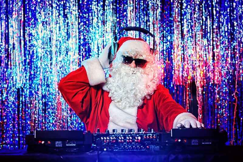 Christmas in July party ideas - DJ