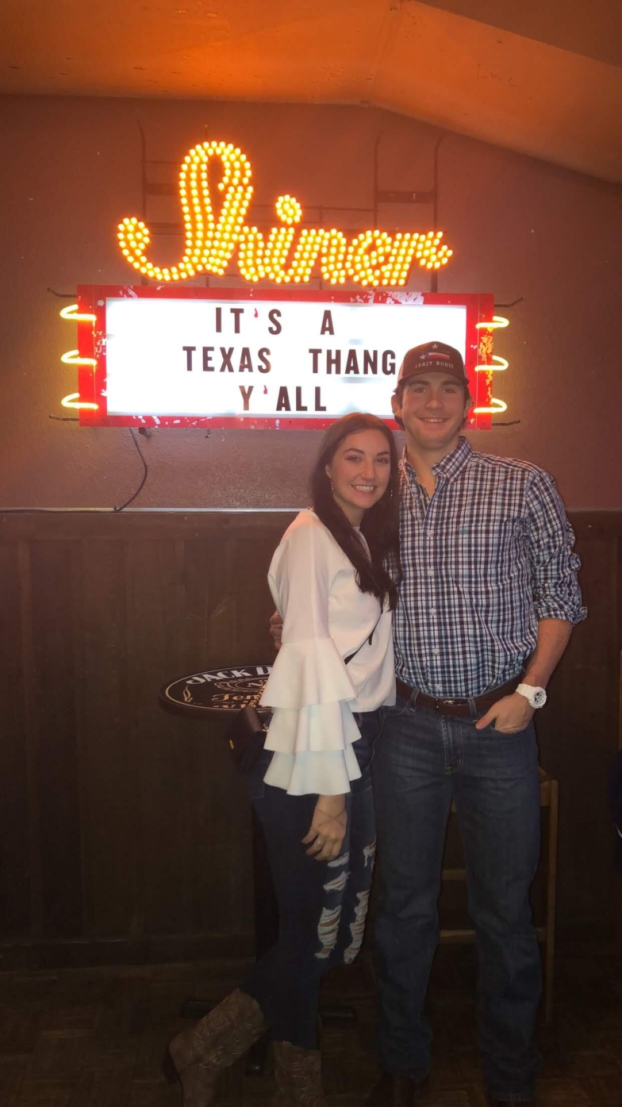 Lydia visiting the Ft. Worth Stock Yards