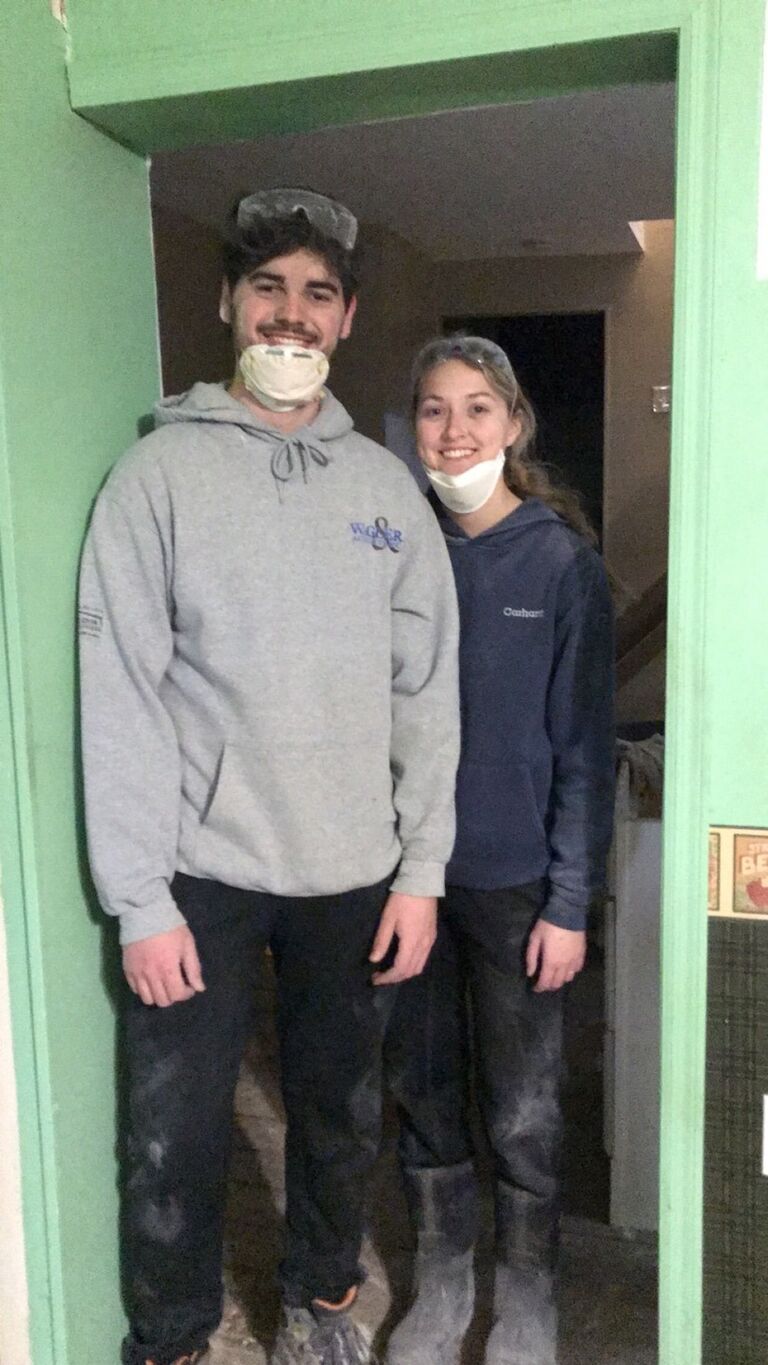 Started remodeling our first home!