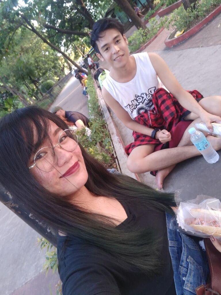 Friends: We went to Luneta Park, that's where we had our first friends hang out.