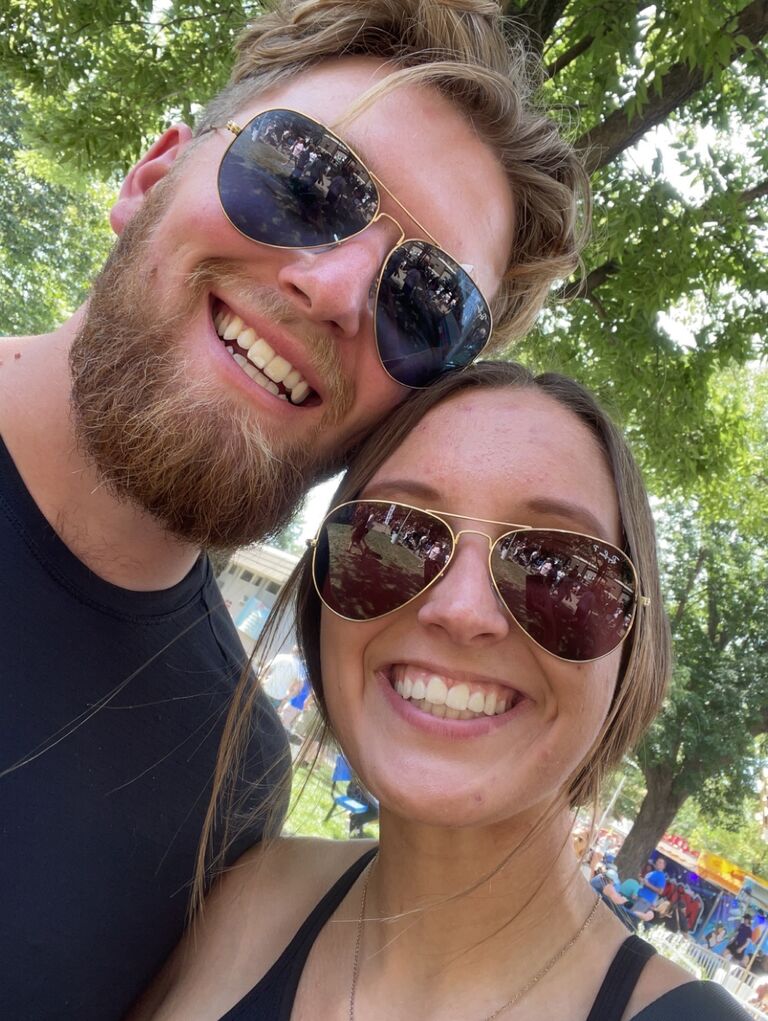 Katie was introduced to the Minnesota state fair. MN state fair vs. WI state fair will forever be a debate in the VandenBosch household. 