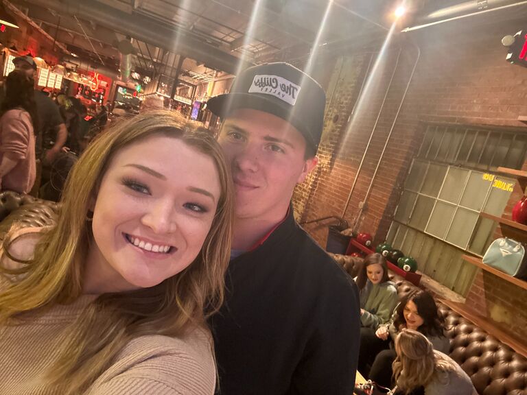 Our very first date ever!