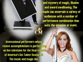 Cecile and Mighty Music,Magic and Sword Swallowing - Magician - Lomita, CA - Hero Gallery 2