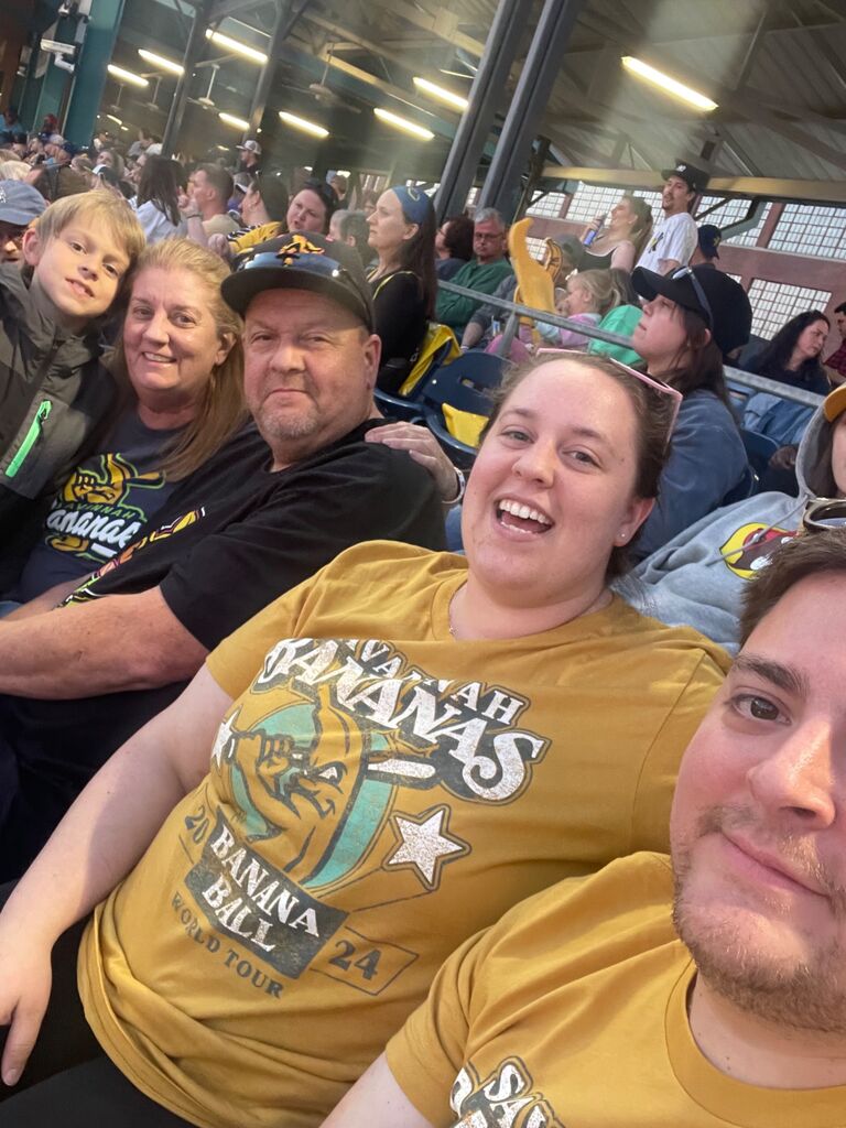 Family night at the Banana’s Game.