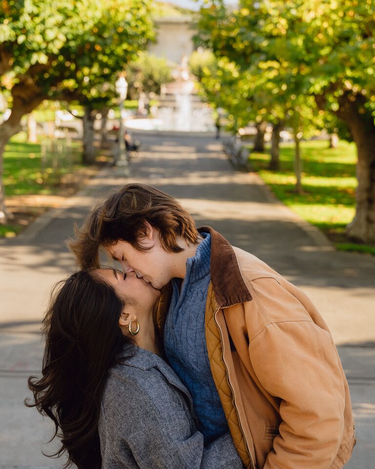 Engagement photoshoot...back at the place they first talked