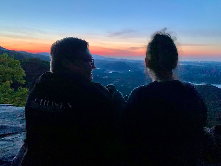 Watching the sun rise at Pretty Place with friends <3