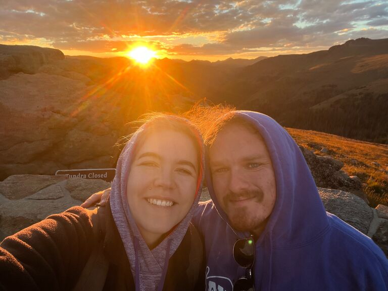 Words could never describe watching the sunset over 12,000 feet above sea level... so here's a picture.