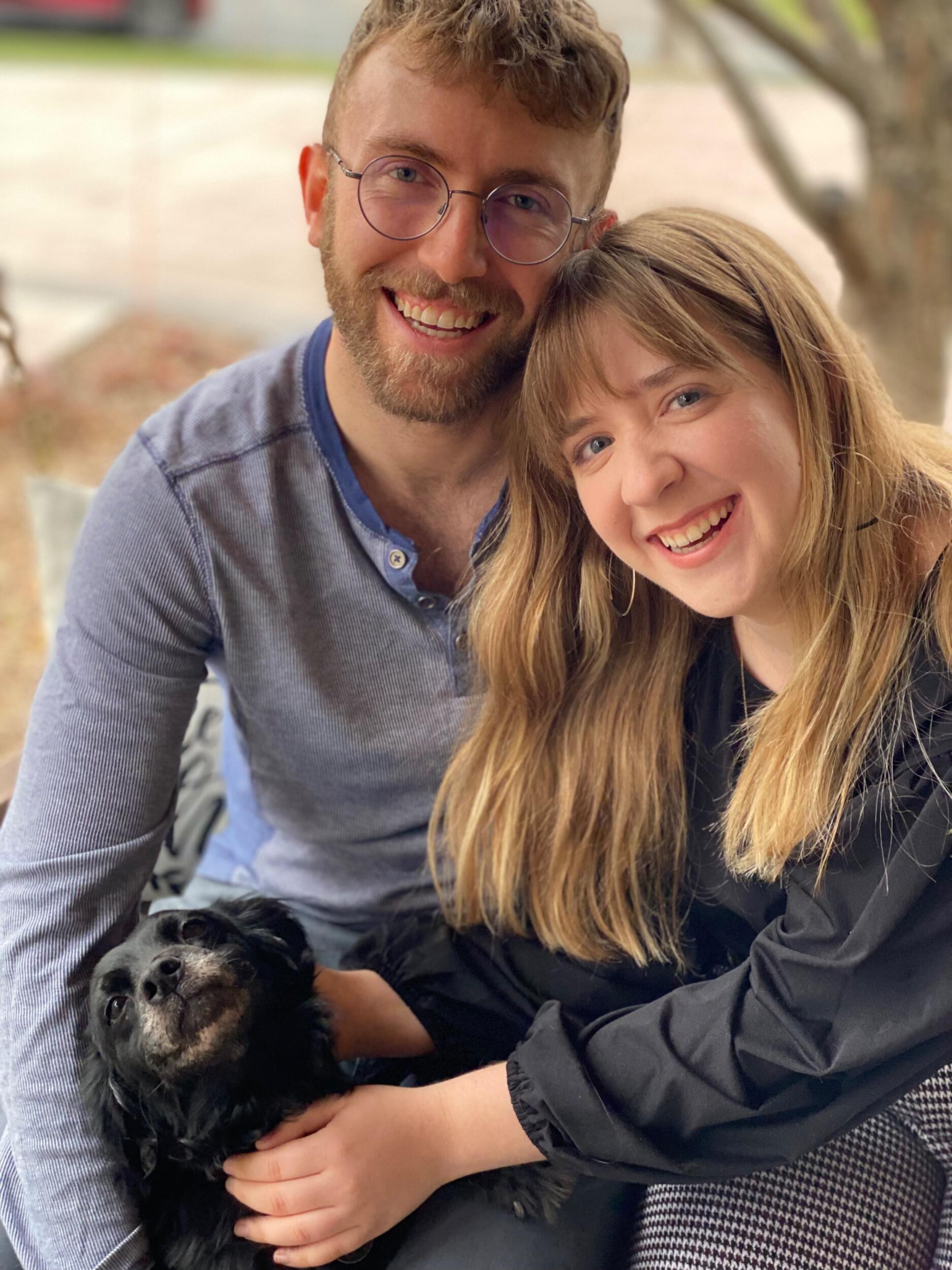 George came to MN for Thanksgiving and to meet Erica’s family. Her family dog, Cleo, approved. 