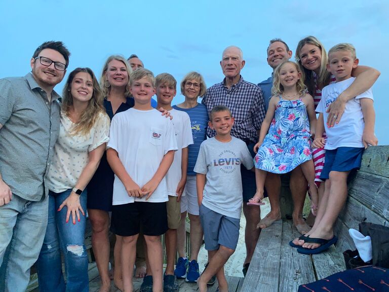 When you have no one to take the family photo... you improvise!