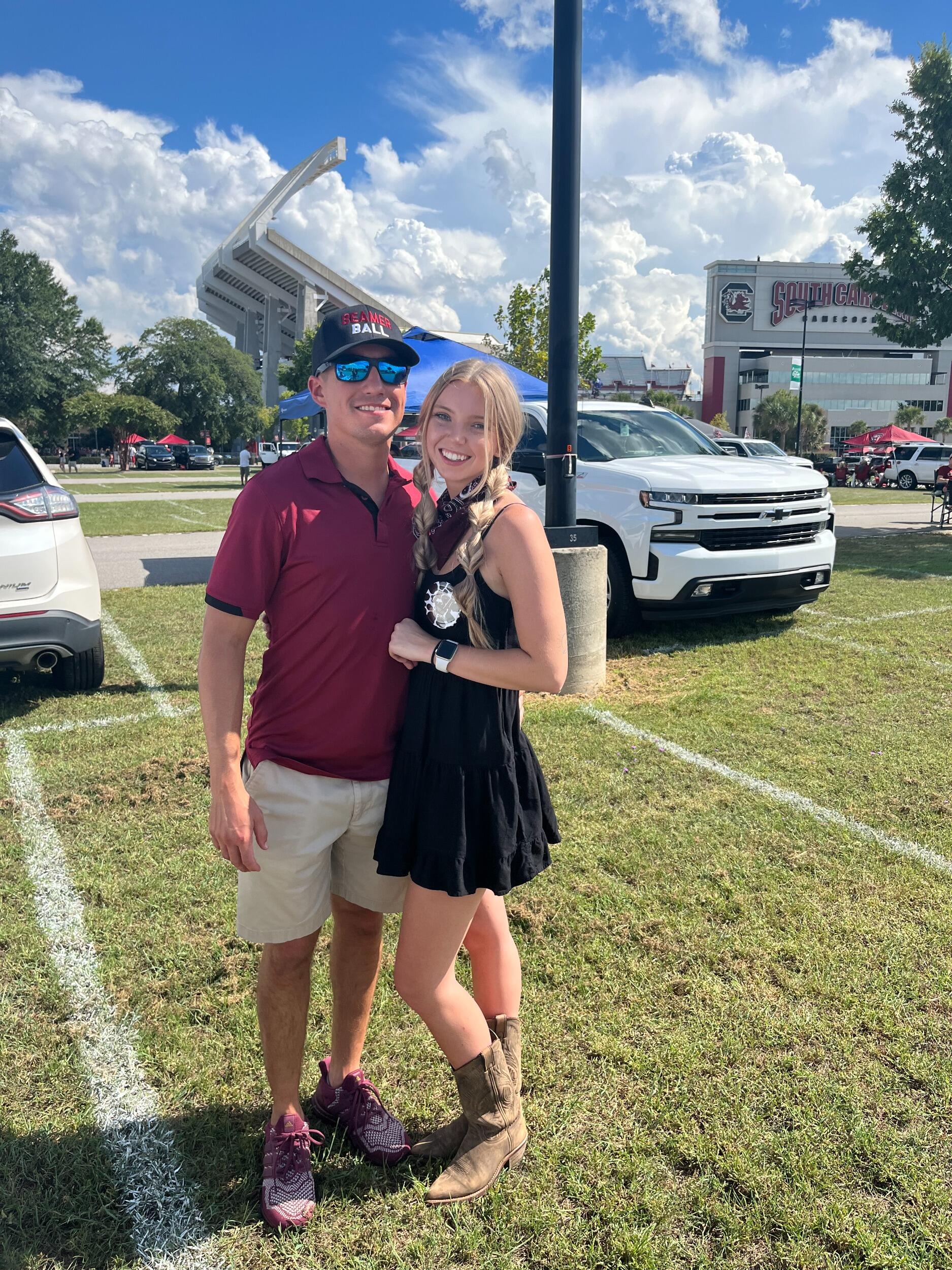 First gameday of the season and Peyton met the Ploch's