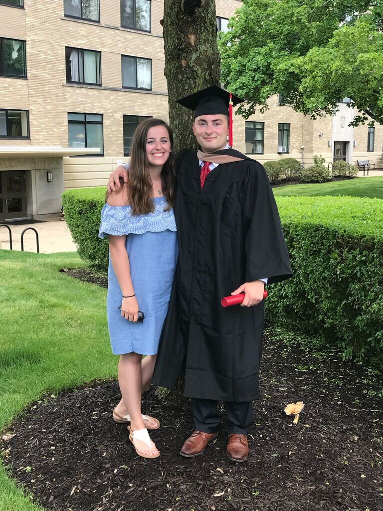 They would spend some time apart after college while nick went on to get his CPA and Allie worked towards getting into PA school. Many long days filled with hours of studying. 