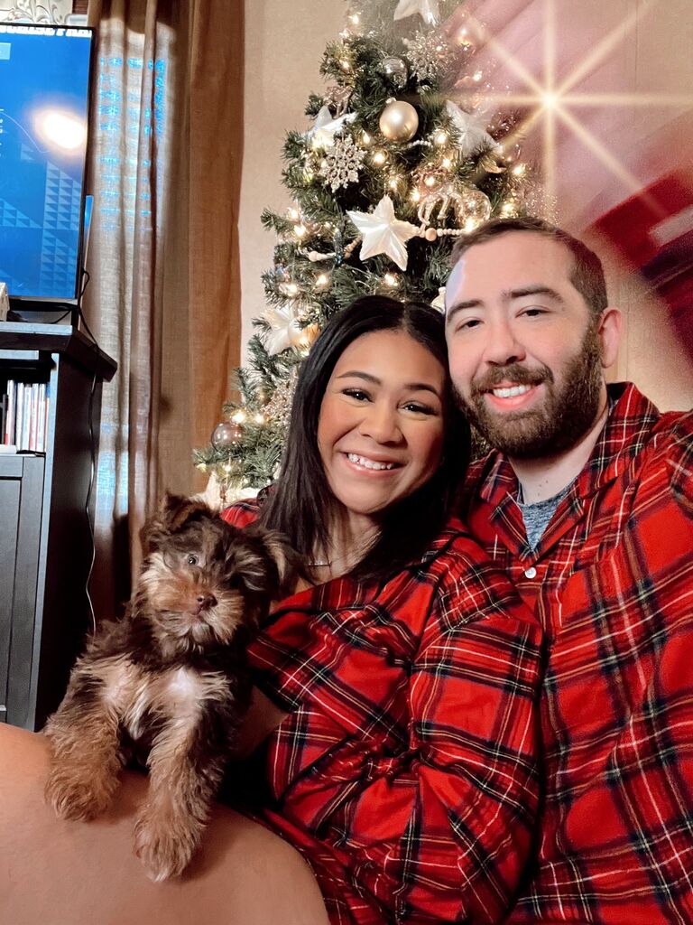 Our first Christmas with Reese