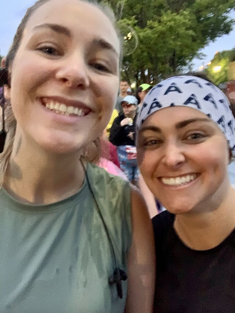 Running the Flying Pig Marathon (Liz) and Half Marathon (Jessie)