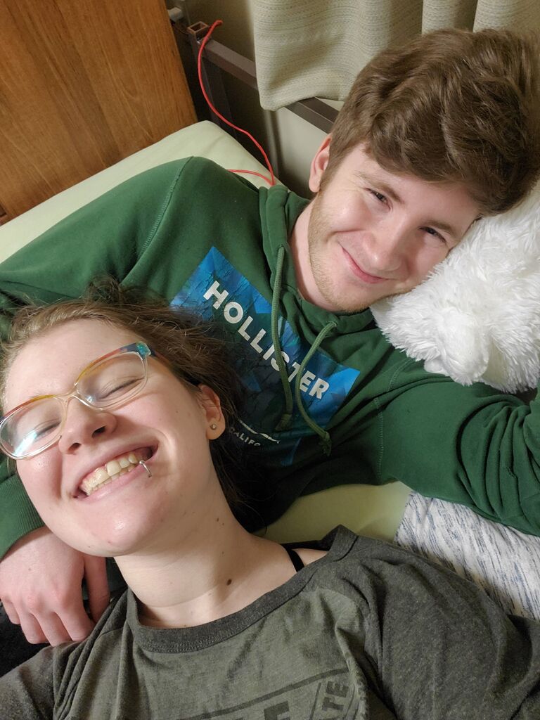 Our first photo together, he had officially asked me to be his girlfriend the day before.