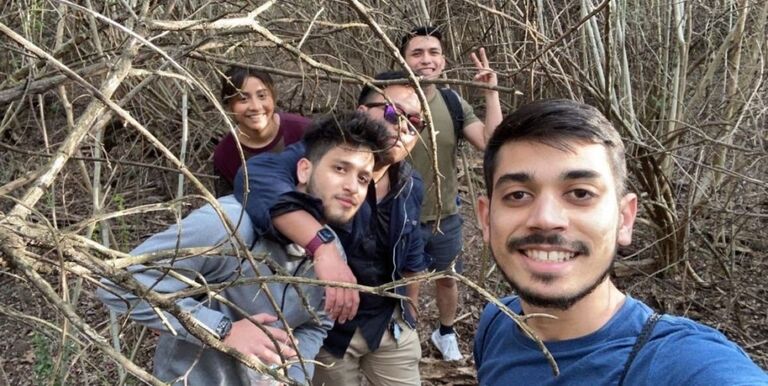 First outing - hiking.