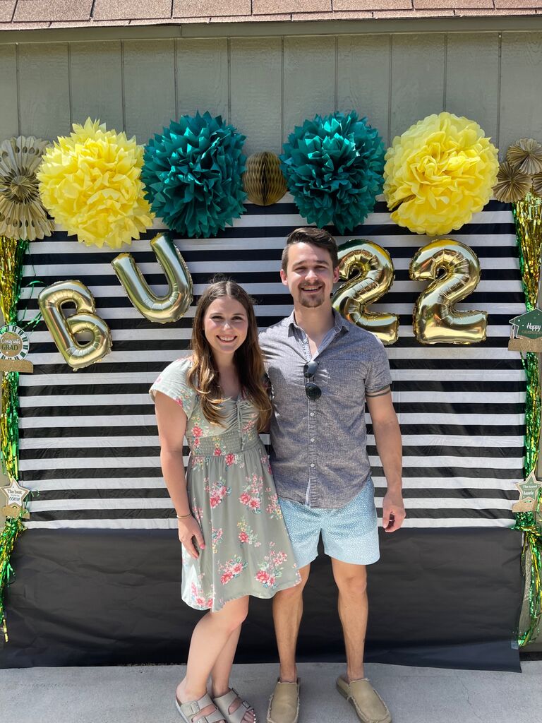 Tyler's graduation party. Sic'em Bears!