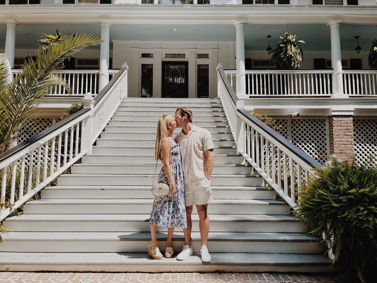 The day we booked our wedding date!