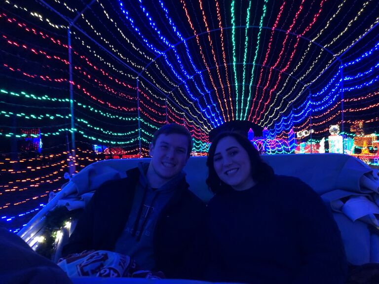 Our first visit to Santa’s Wonderland on a horse drawn carriage ride