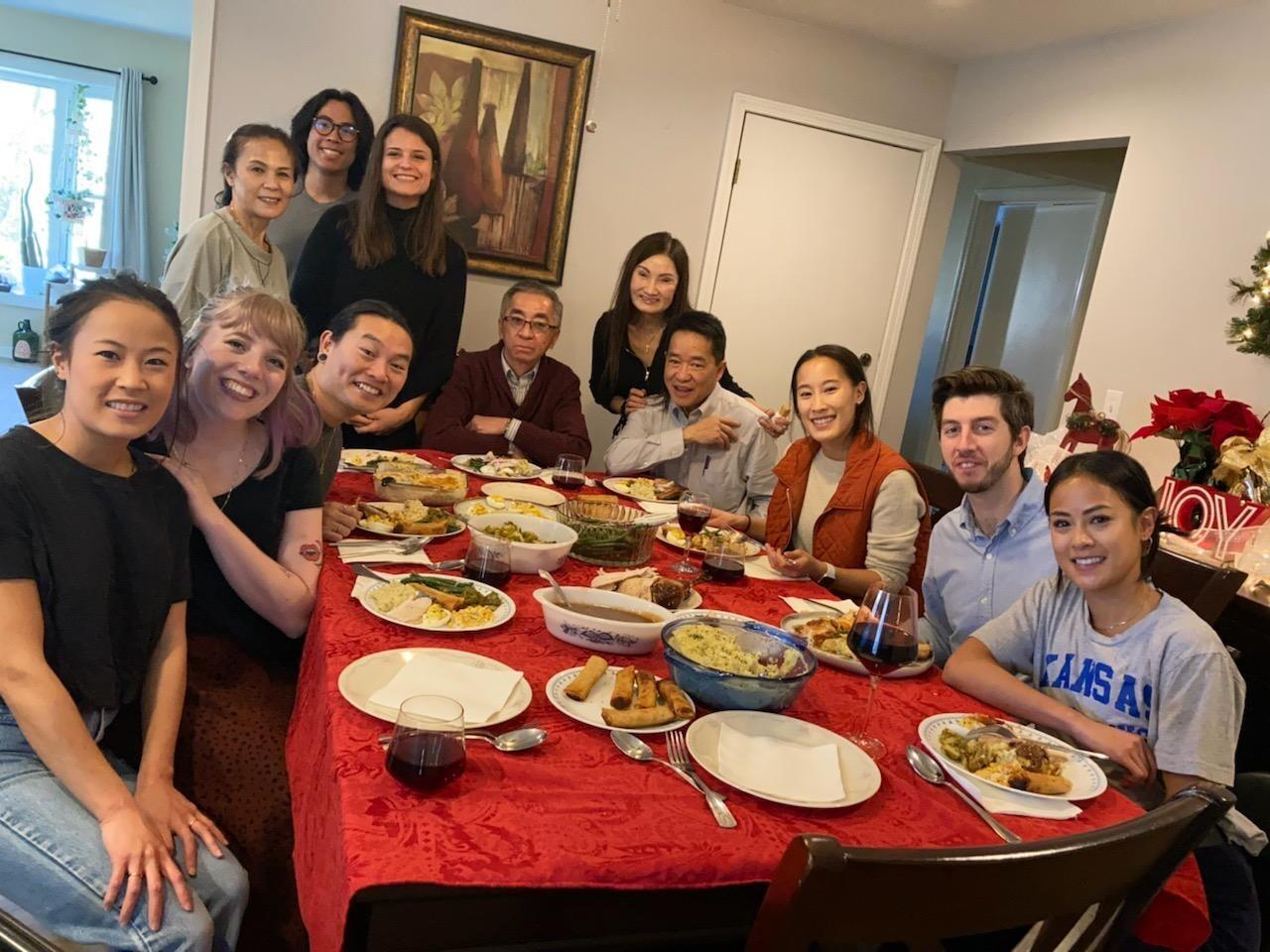 K&T spend thanksgiving with T's family.