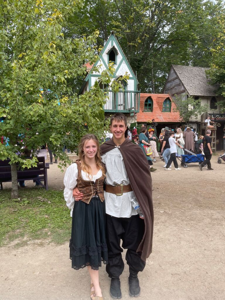 Our first Renaissance festival together!