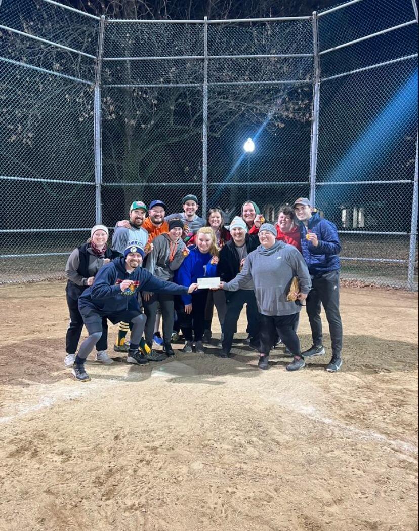 Softball playoff victory with friends!