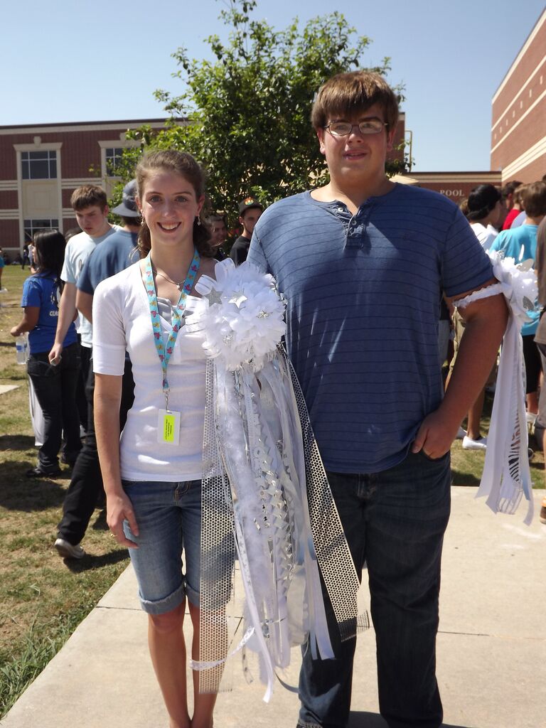 We went to our Senior Homecoming together. We started dating as well.