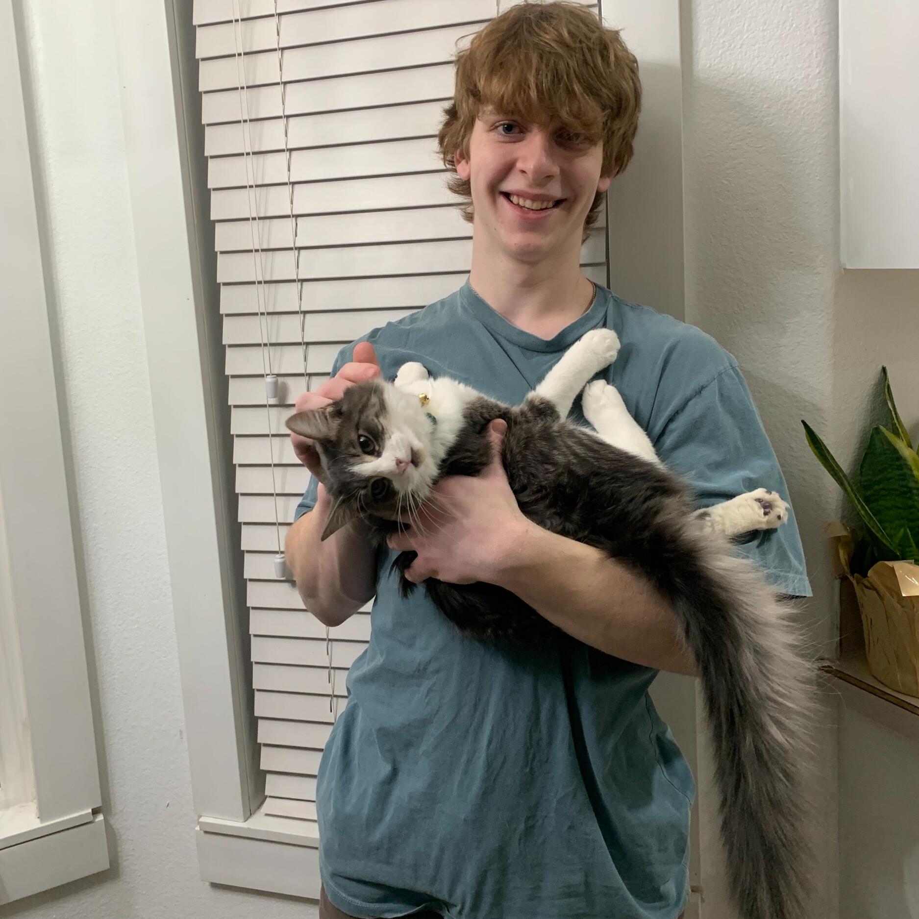 Meeting Jorian's new cat Bento 💚