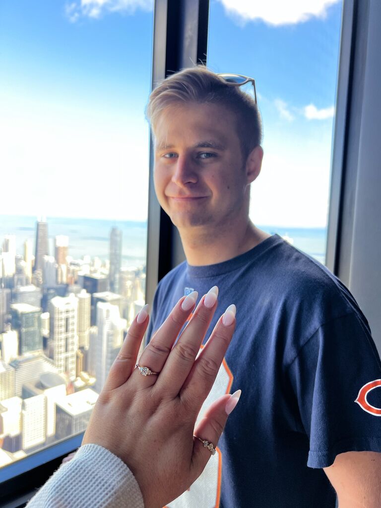 Engaged - Chicago Sears Tower