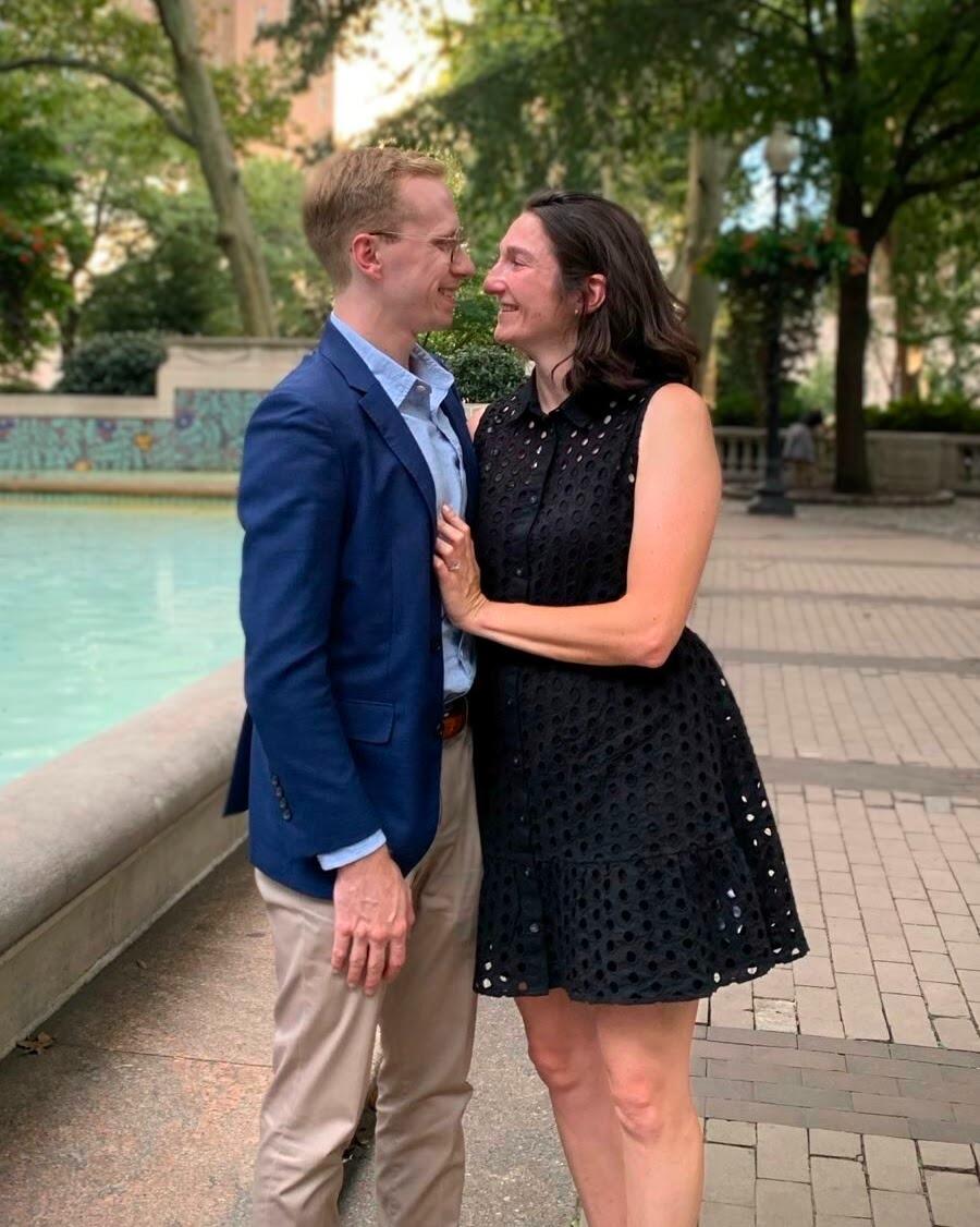 Sophia visits Philly and we get engaged at Rittenhouse Square. 
