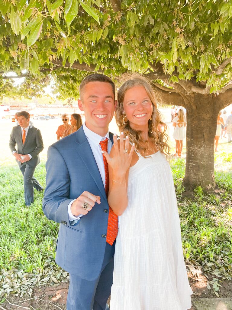 Got our Clemson rings! 