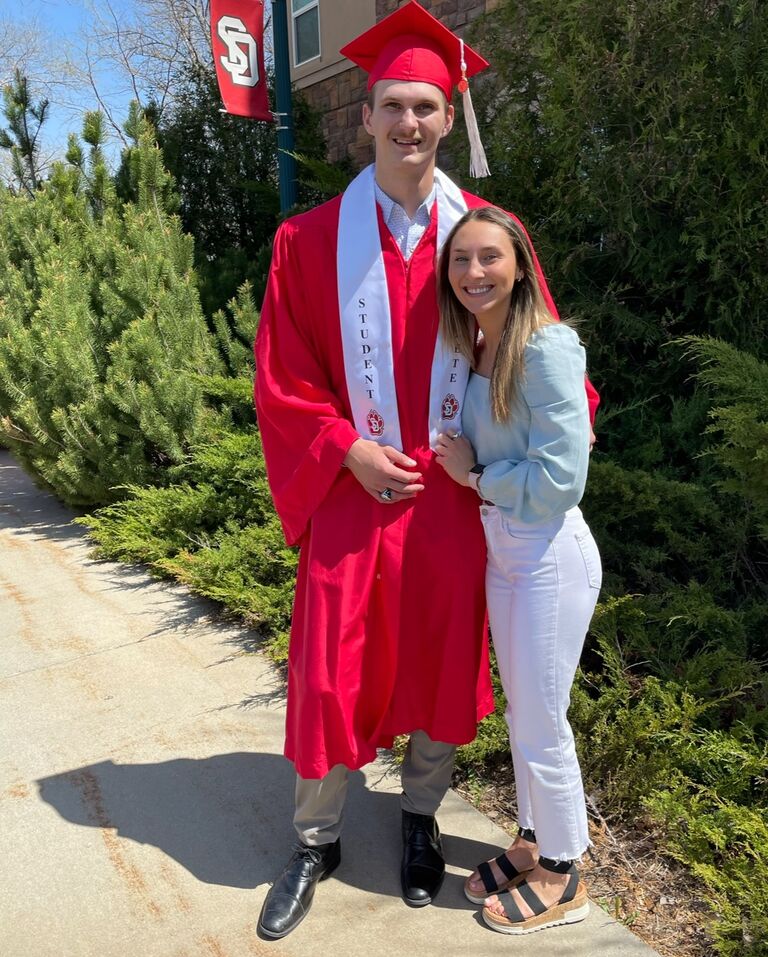Charlie graduates and we end long distance, YAY!