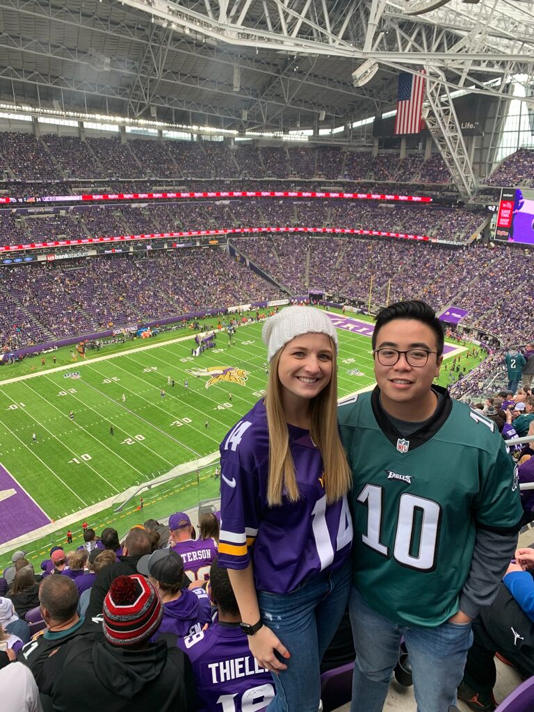 Vikings Game at US Bank Stadium