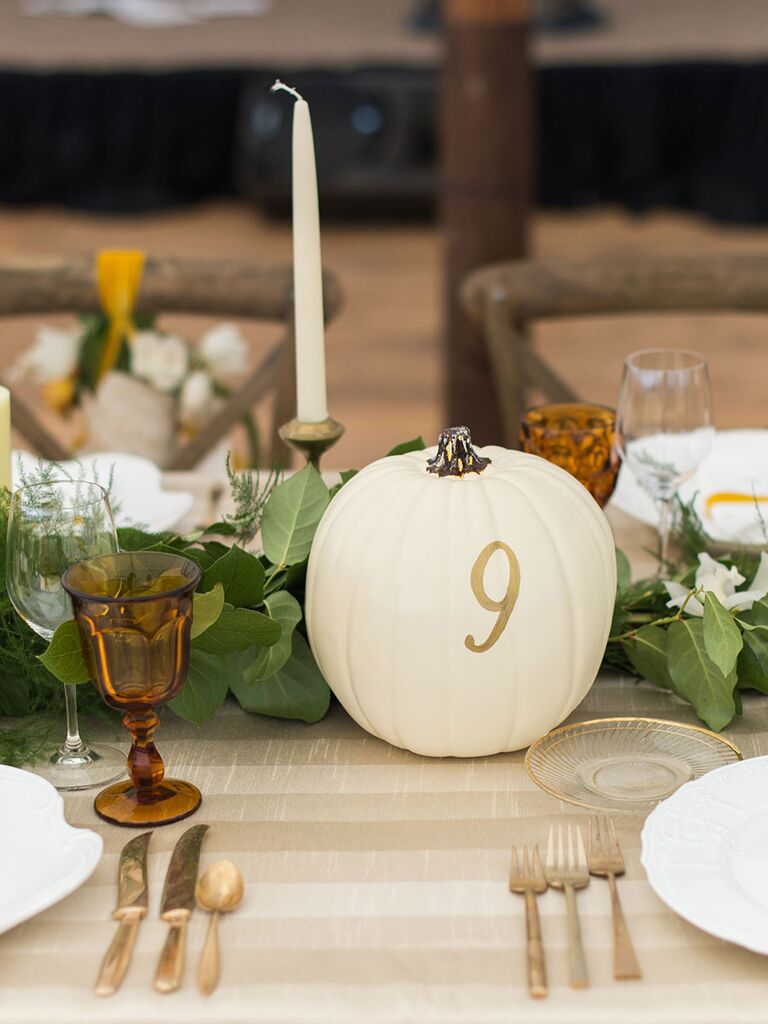 Pumpkin Wedding Dcor Ideas
