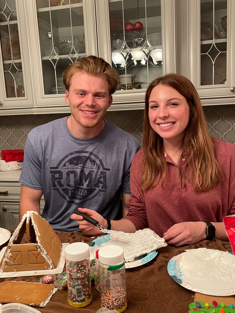 Second attempt at a gingerbread house (success!)