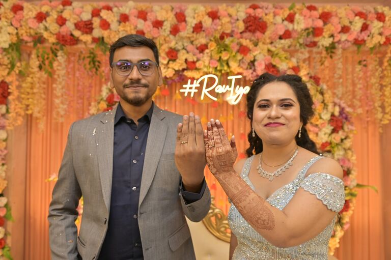 Ring Ceremony: As we exchanged rings, symbols of our commitment,  we promised to cherish, honor, and stand by each other, through all the moments of our journey together.