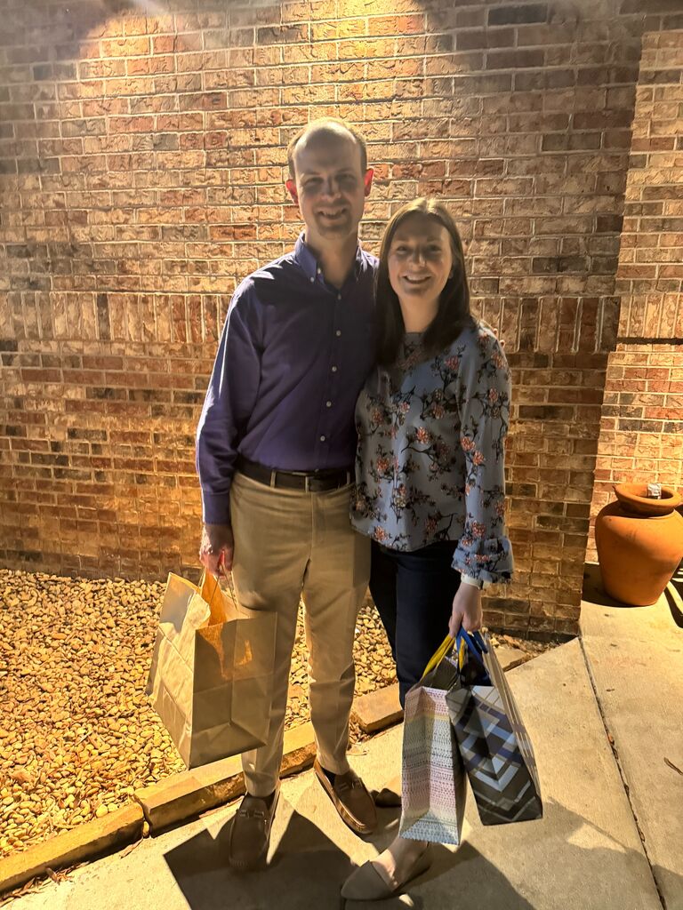 Chris and I have birthdays exactly 1 week apart, so we had a family birthday dinner together.