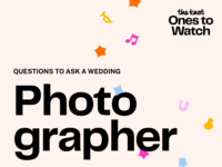 The Essential Interview Questions to Ask Photographers, According to The Knot Ones to Watch