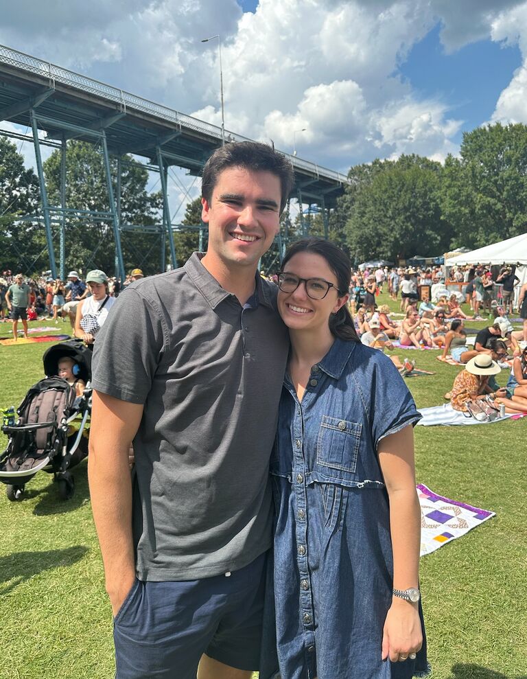 One of our many times attending Moon River festival in Chattanooga. 