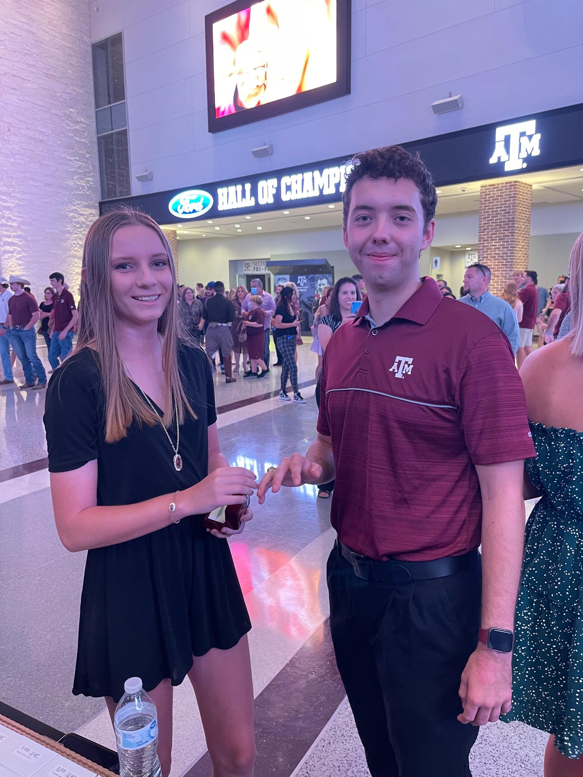 Josh got his Aggie Ring!