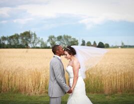 casual rustic wedding in Indiana