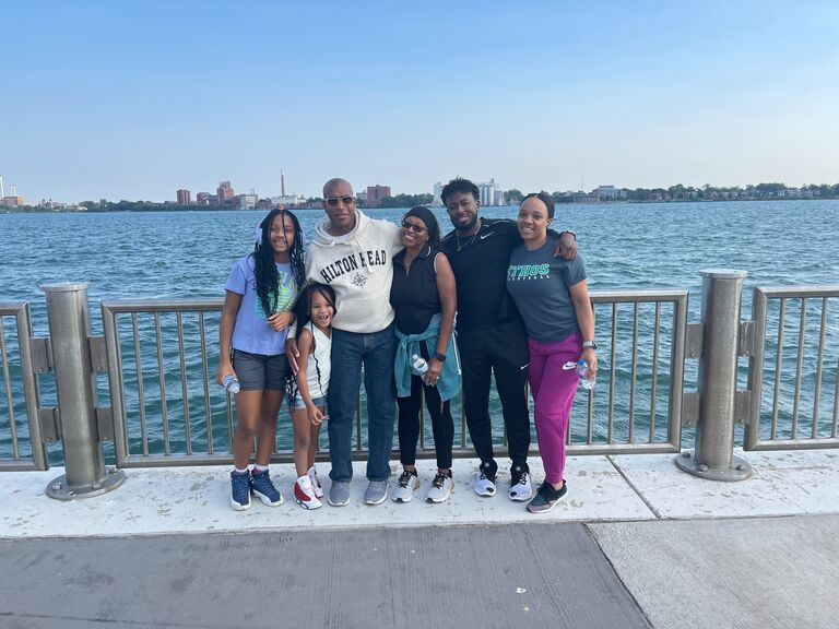 Detroit River with David's Family
Detroit MI