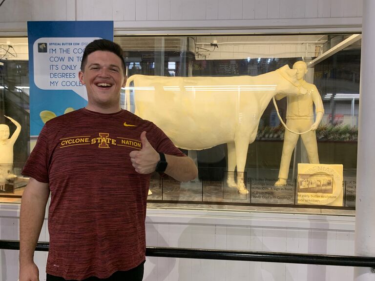 ...and his first Iowa State Fair!