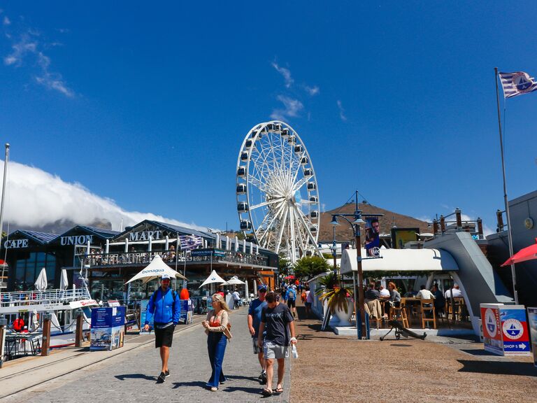 Famous V&A waterfront of Cape Town