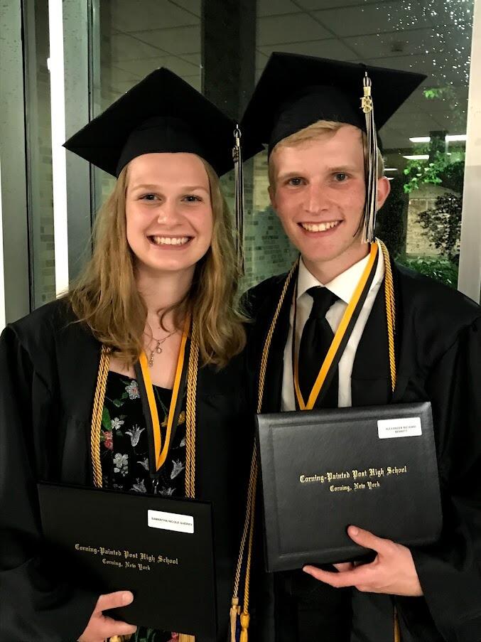 We graduated from Corning-Painted Post High School.