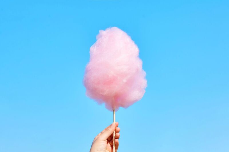 Barbie theme party ideas: cotton candy