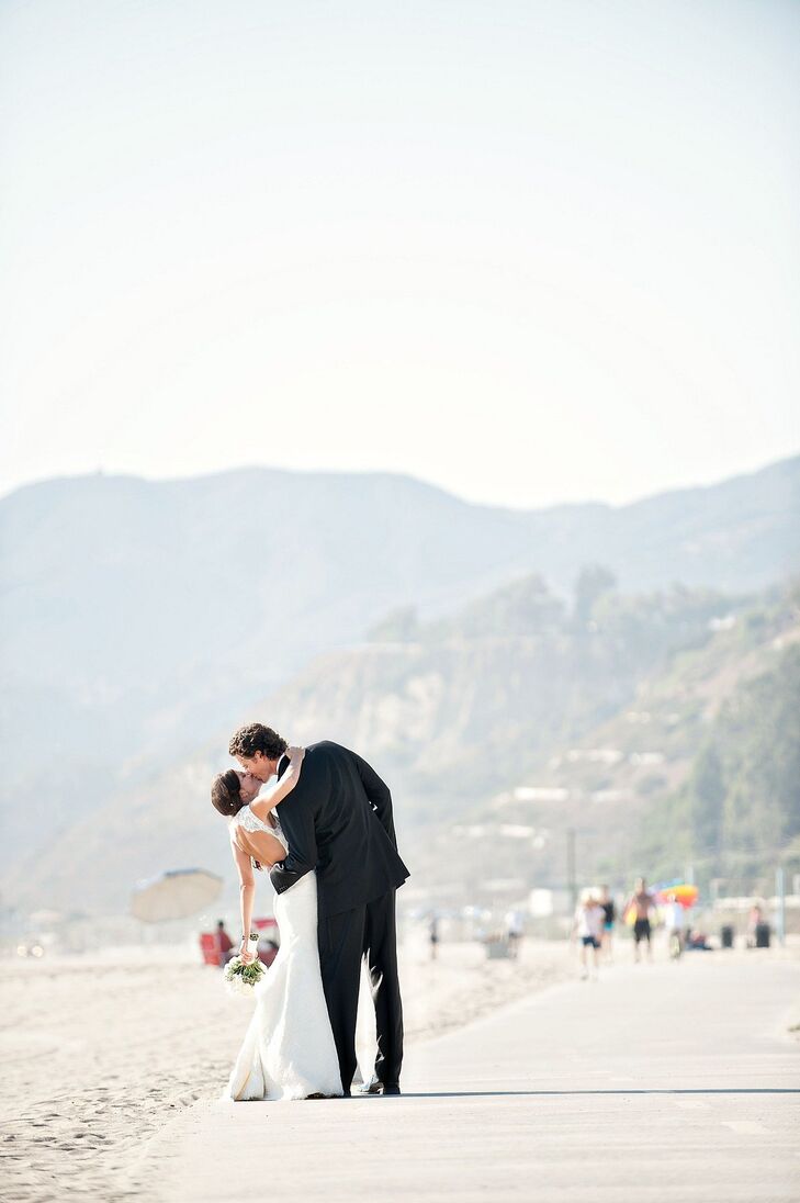 A Beach Club Wedding In Santa Monica California