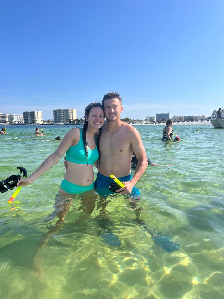 Another beach trip this time went snorkeling #joshhastheringnow