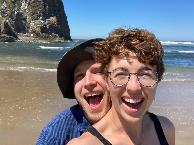 On the Oregon coast with Zak's family!